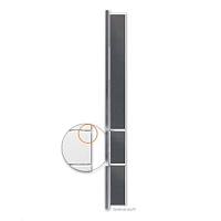 Клавиша смыва Jomo EXCLUSIVE 2.1 зеркальное черное стекло 167-44001820-00 УЦЕНЕННЫЙ