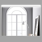 Зеркало BelBagno UNO 100 в алюминиевой раме с подсветкой с сенсорным выкл. SPC-UNO-1000-800-TCH