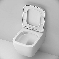 Унитаз подвесной AM.PM Gem с сиденьем микролифт C901701SC