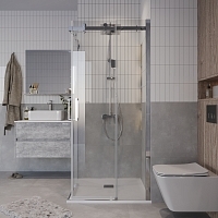 Душевой уголок Grossman Classic 1950x1000x1000 хром 300.K33.04.1010.10.00