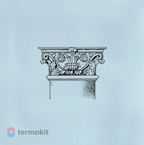 Керамическая плитка Kerama Marazzi Авеллино STG/A501/17004 голубой Декор 15x15