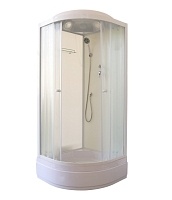 Душевая кабина Parly Bianco 85x85 (матовое стекло) белый BM86