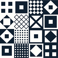 Керамогранит Edimax Twenty Blues Mix Rett 20х20