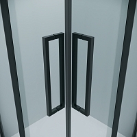 Душевой уголок Grossman Cosmo 1950x800x800 черный матовый 300.K33.02.8080.21.00