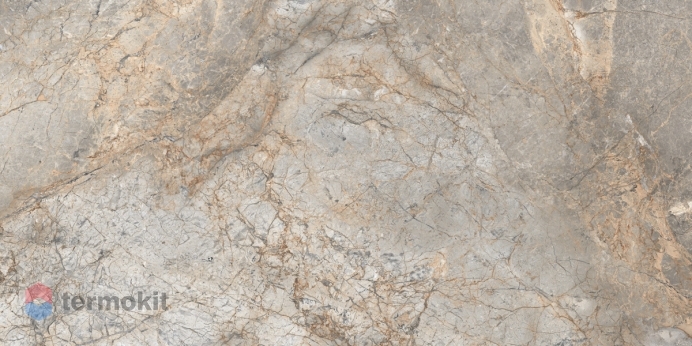 Керамогранит Laparet Spark коричневый 60х120 лаппатированный шайн