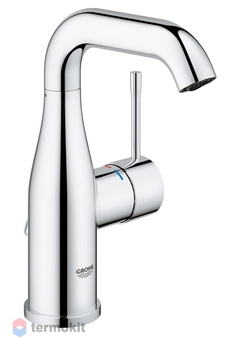 Смеситель для раковины Grohe Essence+ с цепочкой и средним изливом 23480001
