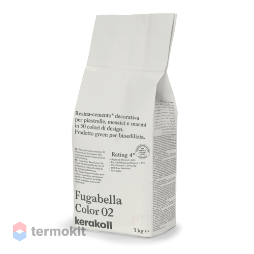 Затирка Kerakoll Fugabella Color полимерцементная 02 (3 кг мешок)