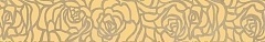 Керамическая плитка Ceramica Classic Serenity Rosas Бордюр коричневый 66-03-15-1349 6,5х40