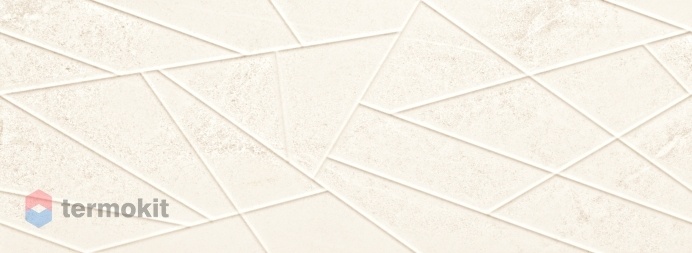 Керамическая плитка Tubadzin Belvi W-white STR настенная 32,8x89,8