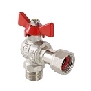 Valtec Кран шаровой угловой с накидной гайкой и наружной резьбой 1/2" х 3/4"