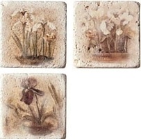 Керамическая плитка Serenissima Marble Age Inserto Travertino Декор (комп/3шт) 10x10