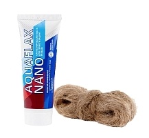 Aquaflax Nano Комплект уплотнительная паста 80 г + лен 20 г