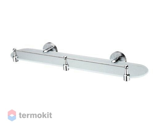 Полка стеклянная с бортиком WasserKRAFT Isen K-4044