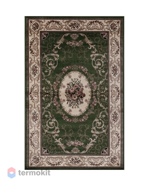 Ковёр Merinos Colizey 250x350 прямоугольный зелёный/кремовый d066