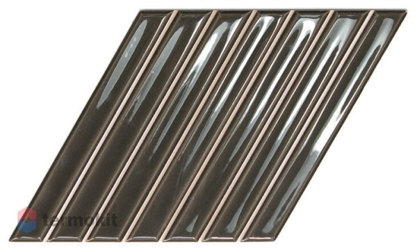 Керамическая плитка Wow Spike Bars B Ebony настенная 15x25,9