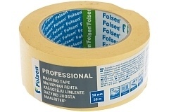 Folsen Малярная лента 50мм x 50м, желтая, 80оС