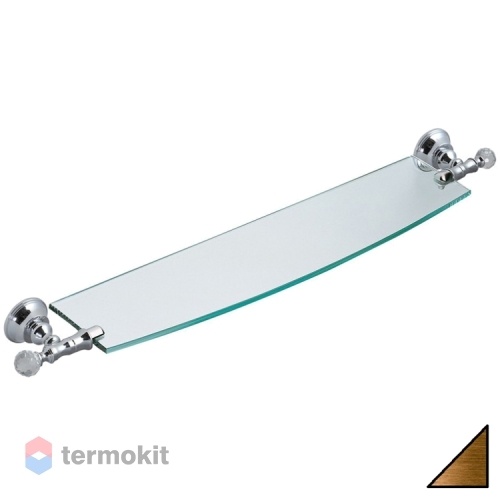Стеклянная полка Webert Karenina бронза KA500701065