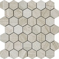Каменная мозаика Q-Stones QS-Hex012-3f-48H/10 30,5х30,5