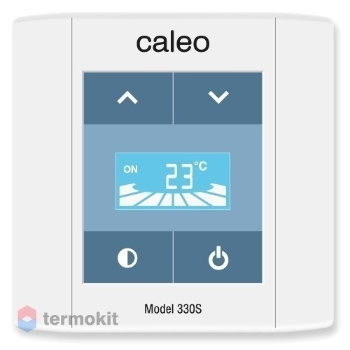 Терморегулятор встраиваемый с сенсорным дисплеем Caleo 330S