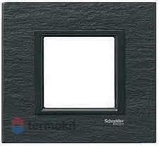 Рамка Schneider Electric Unica Class 1 пост иберийский сланец MGU68.002.7Z1
