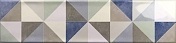 Керамическая плитка Ribesalbes Ocean Decor Triangle Mix настенная 7,5x30