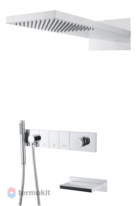 Душевой комплект скрытого монтажа Boheme Zodiac 132-2-CR