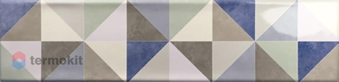 Керамическая плитка Ribesalbes Ocean Decor Triangle Mix настенная 7,5x30