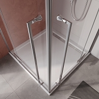 Душевой уголок Cezares Liner 1950x1200x900 правый хром LINER-AH-2-120/90-C-Cr-R