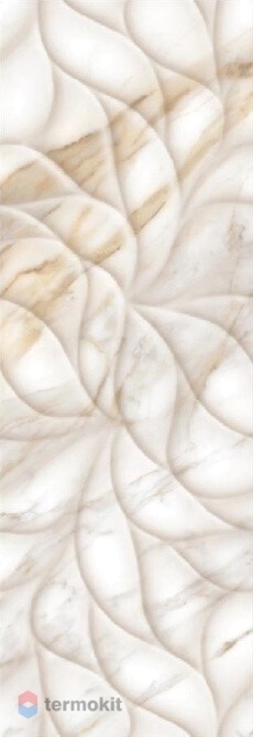 Керамическая плитка Eletto Ceramica Calacatta Oro Struttura настенная 24,2х70