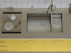 Мойка для кухни OMOIKIRI TAKI 69-2-U/IF SIDE GB графит 4997050