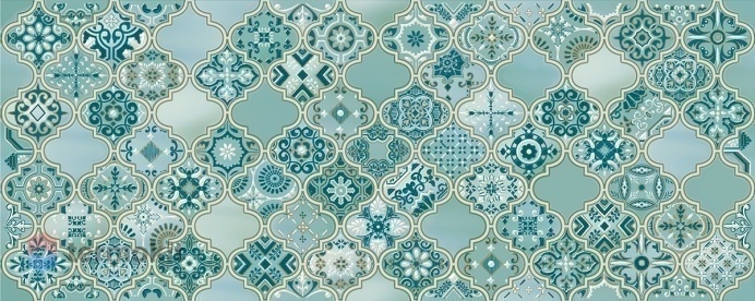 Керамическая плитка Azori Calypso 1 декор 20,1x50,5