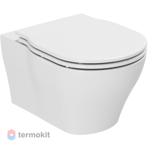 Унитаз подвесной AZZURRA XL с сиденьем XLVKSPE00000BI/(XL100/SOSK)+XL1800bi/cr