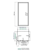 Душевой уголок WasserKRAFT Salm 2000x900x900 хром 27I43