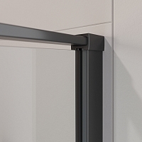 Душевой уголок Cezares Liner 1950x900x900 черный матовый LINER-A-2-90-C-NERO