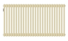 Стальной трубчатый радиатор Kohr Heim 3057/26 секций с боковым подключением 3/4 RAL1015