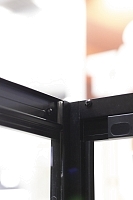 Душевой уголок Niagara Nova 1950x800x800 (прозрачное стекло с рисунком) черный _02800831BLACK