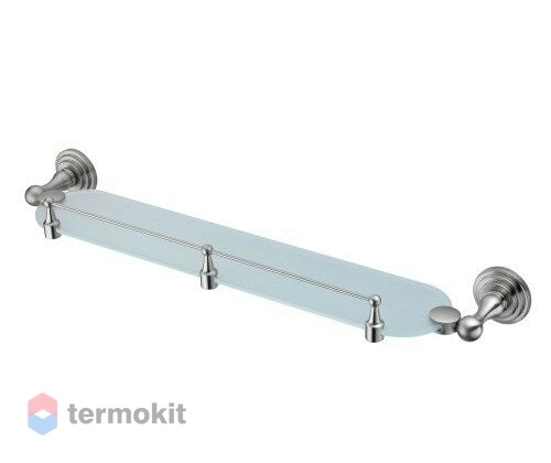 Полка стеклянная с бортиком WasserKRAFT Ammer K-7044