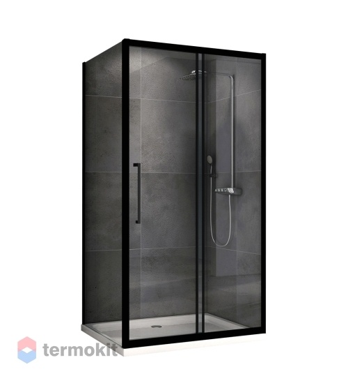 Душевой уголок ABBER Schwarzer Diamant 1950x1000x800 черный AG30100BH-S80B