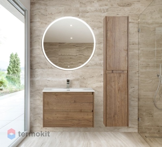 Шкаф-колонна BelBagno KRAFT подвесной Rovere Tabacco KRAFT-1600-2A-SC-RT-L