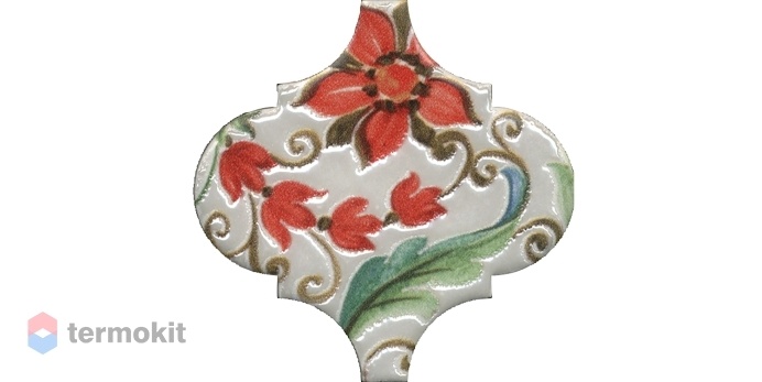 Керамическая плитка Kerama Marazzi Арабески Тоскана VT/A577/65000 декор 1 глянцевый 6,5x6,5