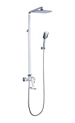 Душевая система со смесителем, верхним и ручным душем Lemark Allegro LM5962CW