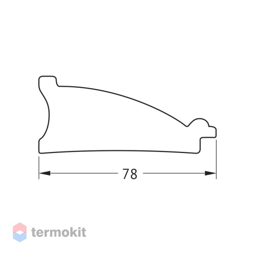 Зеркало в багетной раме EVOFORM DEFINITE FLOOR 79 белая кожа с хромом BY 6041