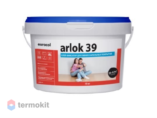 Клей-фиксатор водно-дисперсионный Arlok 39 банка 10кг (~ 50 m2)