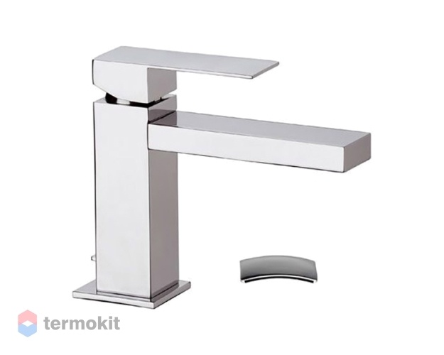Смеситель для раковины Remer Qubika Design с донным клапаном Хром QD10