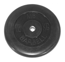Диск обрезиненный MB Barbell 31 мм, 15 кг MB-PltB31-15