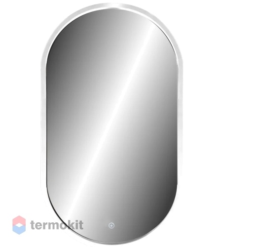 Зеркало Континент Prime White LED 45 c подсветкой ЗЛП1099Wh
