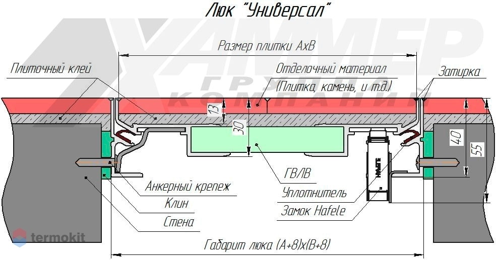Люк под плитку своими руками чертежи схема скрытый